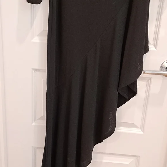 Hello Molly Charcoal Asymmetrical Dress - Picture 2 of 3